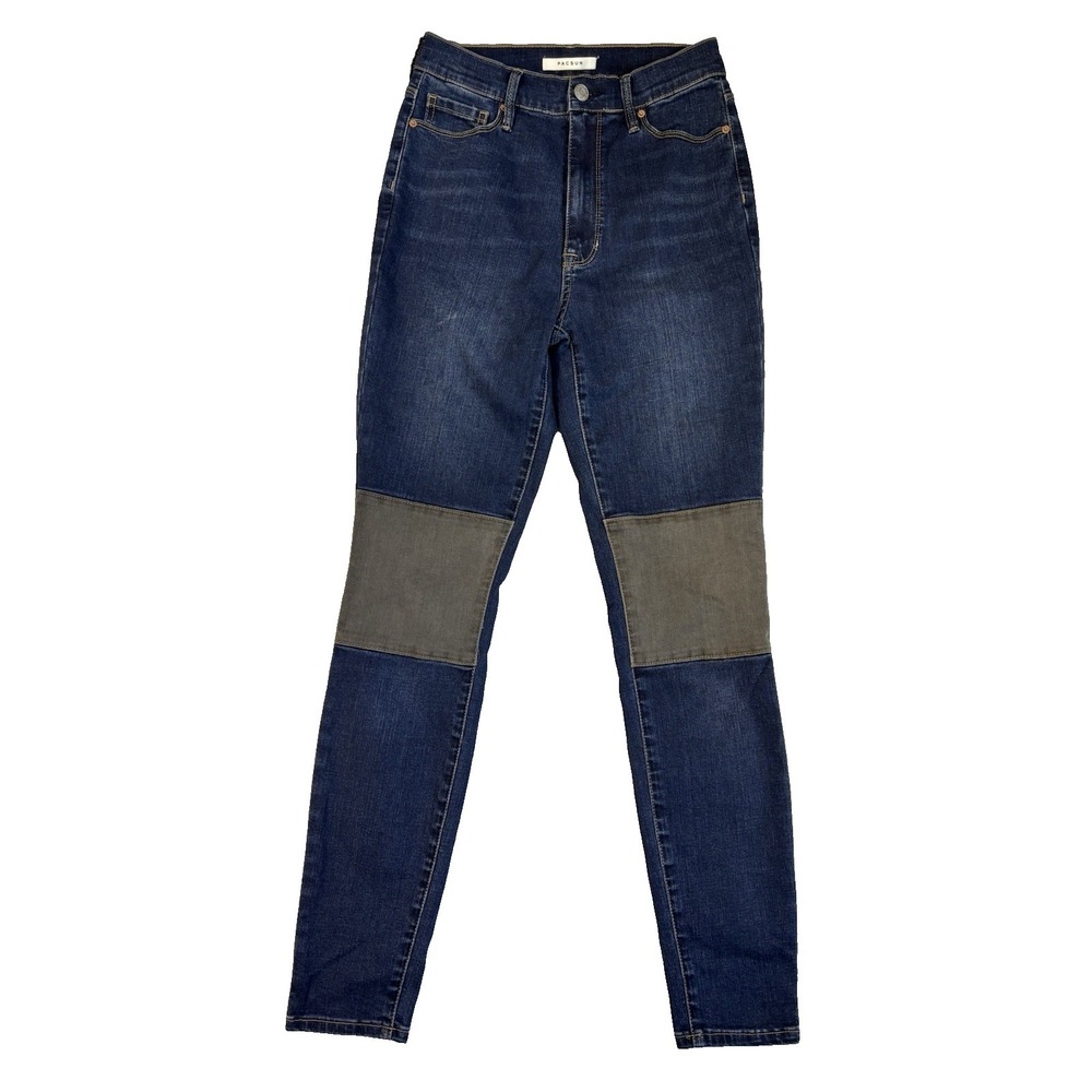 PACSUN Women's 26 Two-Tone Super High Rise Jegging Flair Sexy Indie Sleeze